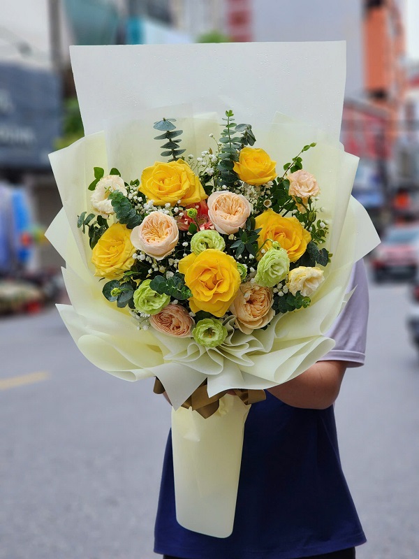 Bó hoa tươi hỗn hợp MS273