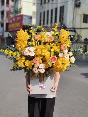 Bình địa lan HTL18