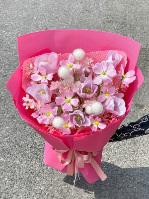 Bó hoa lụa GN MS 24