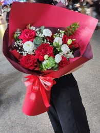 Bó hoa tươi hỗn hợp MS275