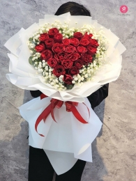 Bó hồng đỏ MS151