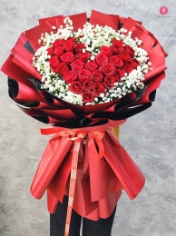 Bó hồng đỏ MS147