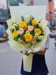 Bó hoa tươi hỗn hợp MS273