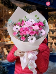 Bó hoa tươi hỗn hợp MS281