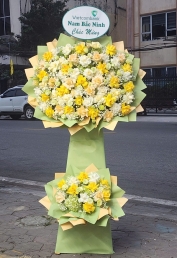 Kệ hoa khai trương, chúc mừng MS437