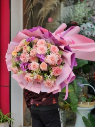 Bó hoa tươi hỗn hợp MS304
