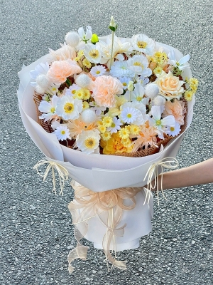 Bó hoa lụa GN MS 32