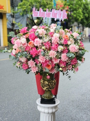 Bình hoa tươi HTL13