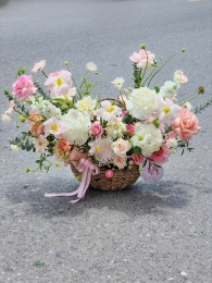 Hộp hoa, giỏ hoa chúc mừng MS577