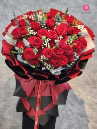 Bó hồng đỏ MS146