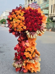 Kệ hoa khai trương, chúc mừng MS445