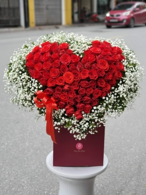 Hộp hoa tươi HTL26