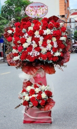 Kệ hoa khai trương, chúc mừng MS427