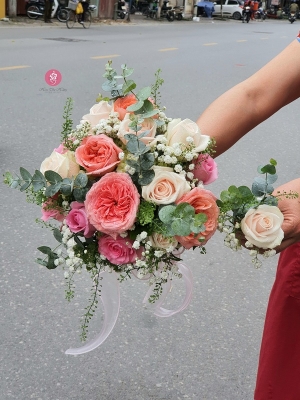 Hoa cầm tay cô dâu MS02