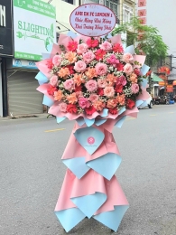 Kệ hoa khai trương, chúc mừng MS435