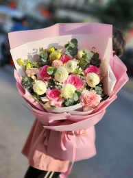 Bó hoa tươi hỗn hợp MS306