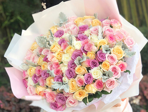 Hoa tươi Hải Phòng - Giải mã ý nghĩa đặc biệt của 7 sắc hoa hồng 